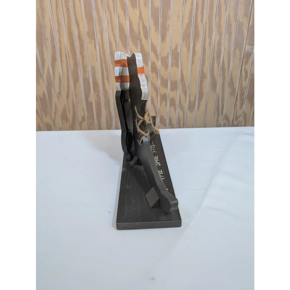 NWOT Halloween Decor Witch Shoes Sign "If the Shoe Fits" - Picture 2 of 6